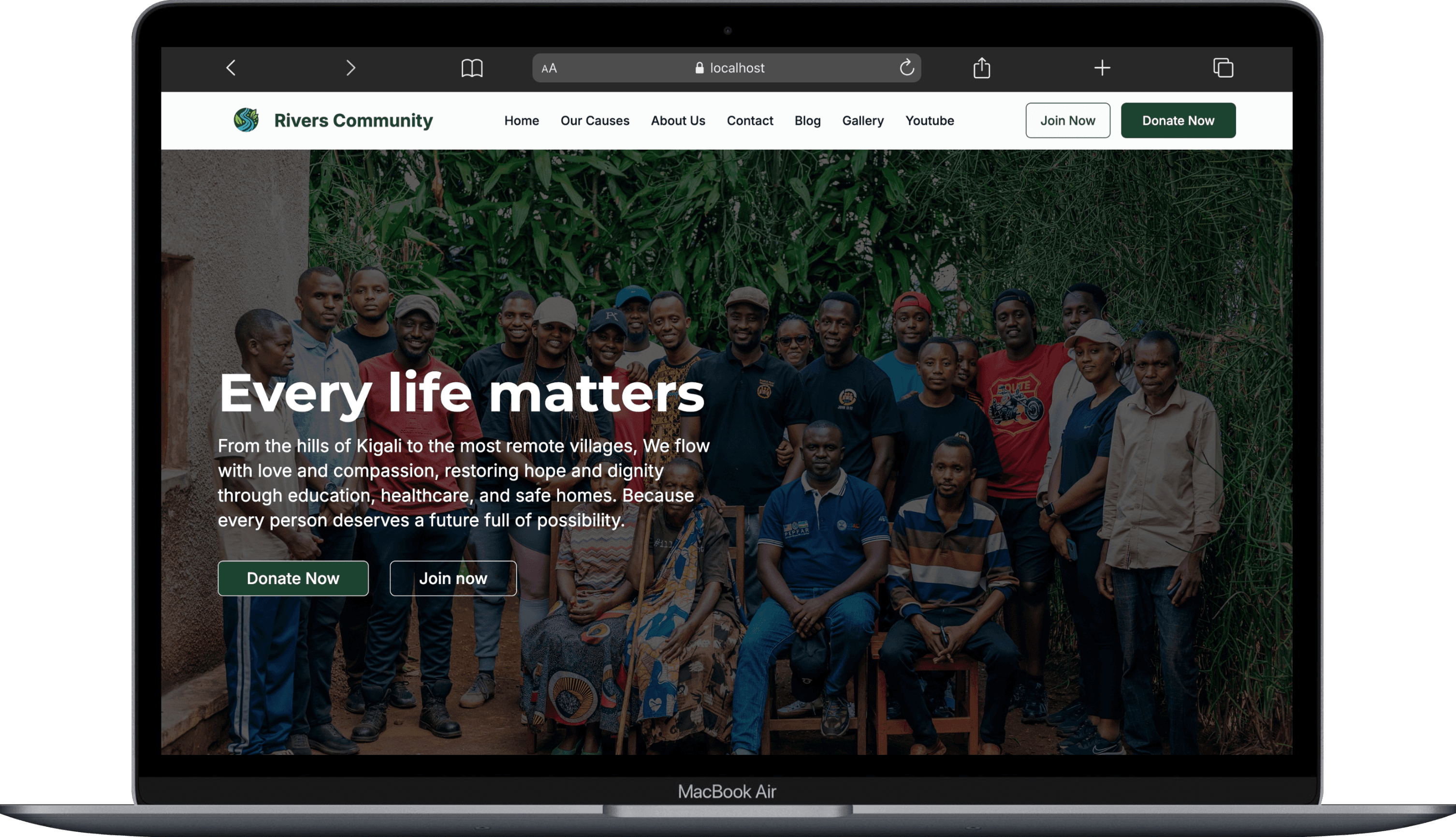 Rivers Community Website